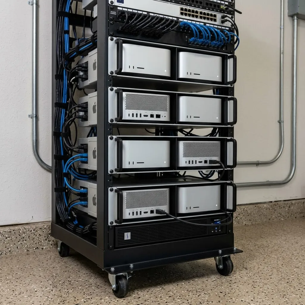 Home AI Server Room Equipment